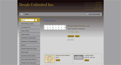Desktop Screenshot of decalsunlimited.com